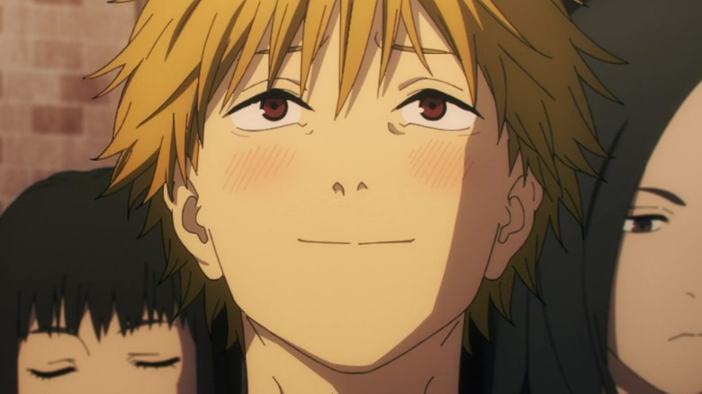 Denji smiles