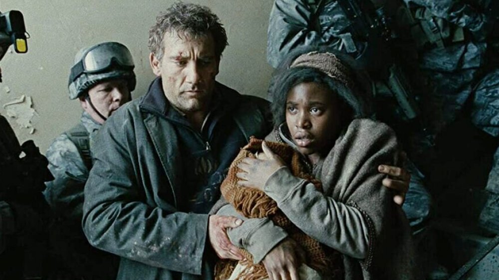 Clive Owen and Clare Hope-Ashitey in Children of Men