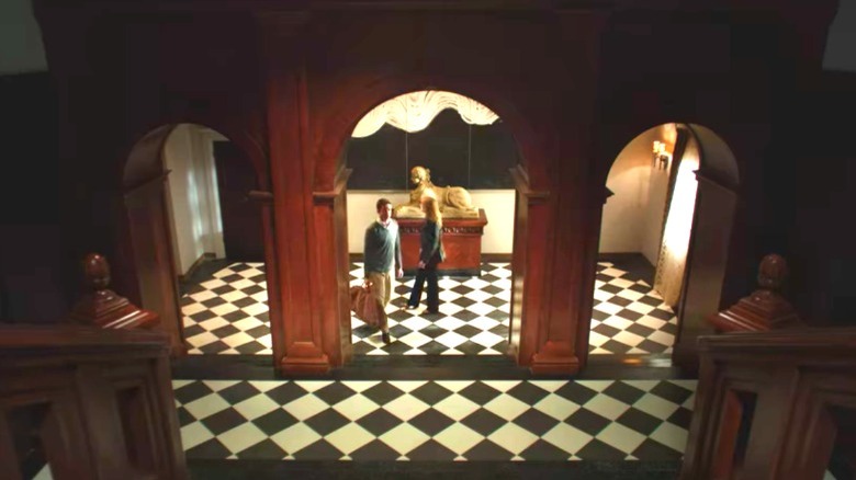Tommy and Brody in Foyer 