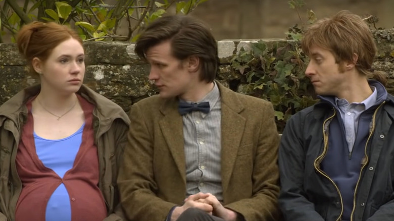 The Doctor visiting the Ponds
