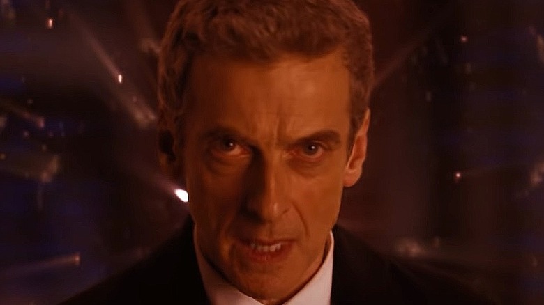The Doctor speaking intensely