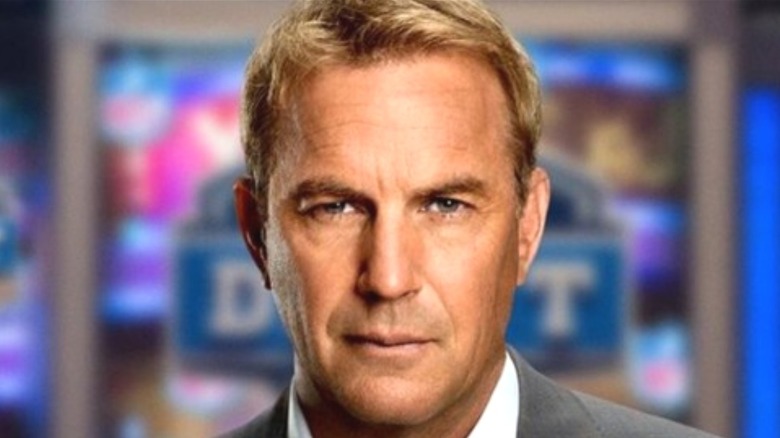 Kevin Costner smirking in Draft Day