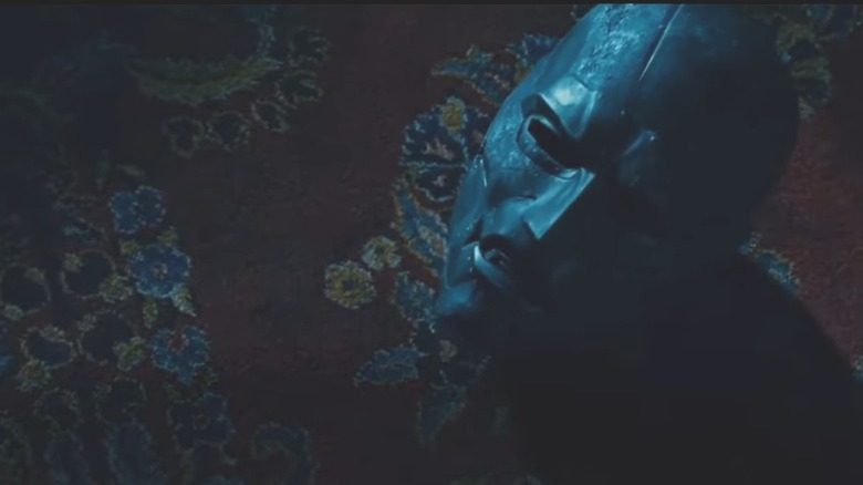 Dr. Doom's mask falls to the floor