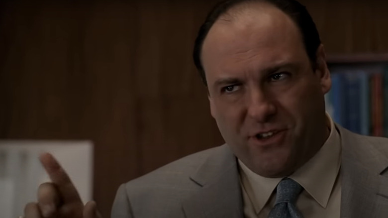 Tony Soprano delivers