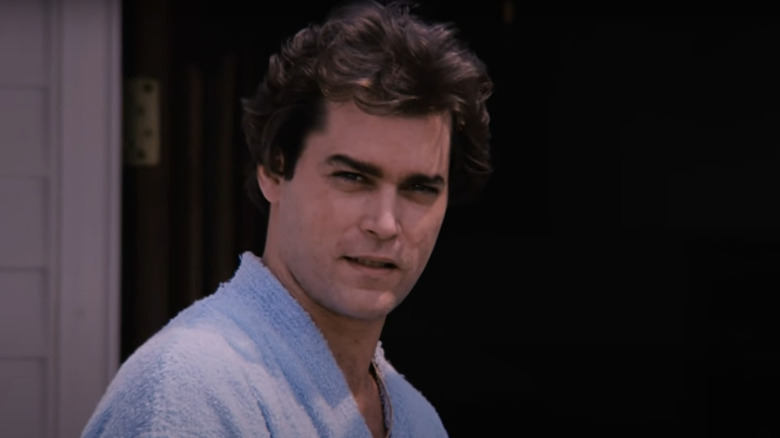 Henry in bathrobe