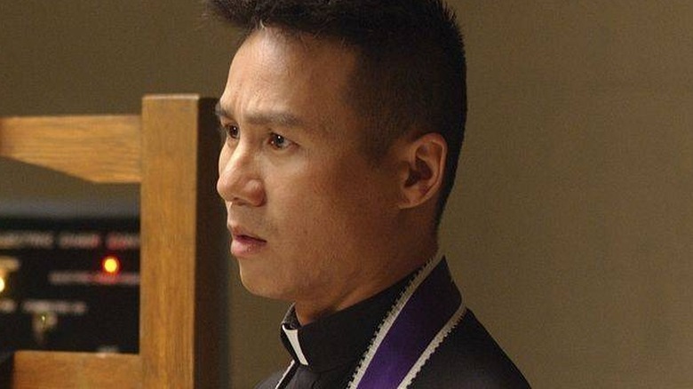 Father Mukada looks shocked