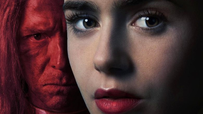 Lily Collins and Simon Pegg in Inheritance