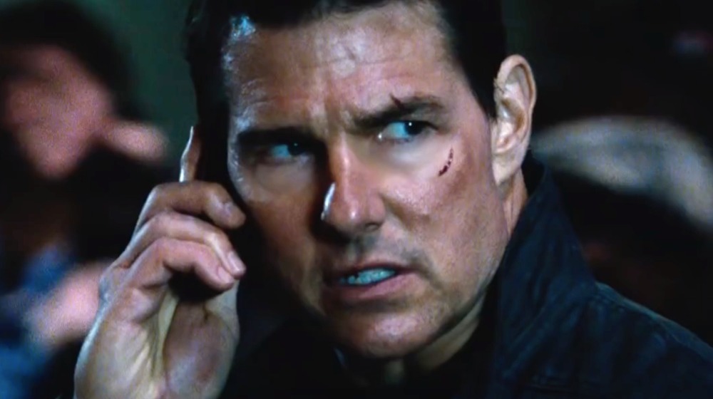 Jack Reacher on his phone