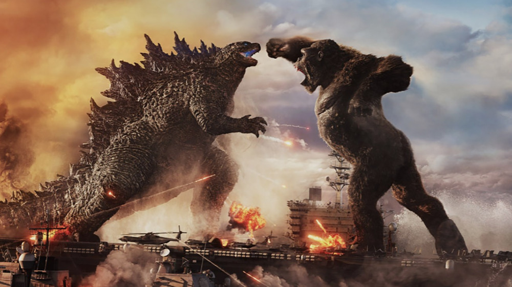 Kong Punching Godzilla