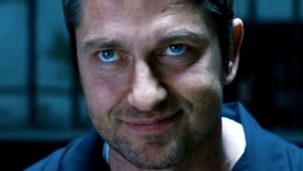 Gerard Butler Clyde Shelton grinning