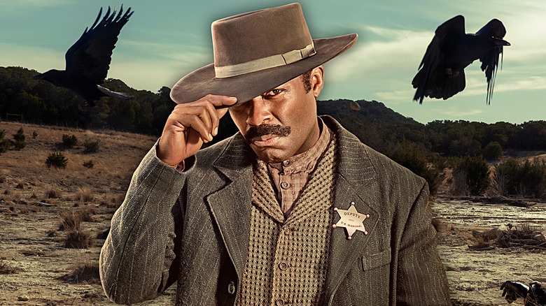 Bass Reeves tips his hat