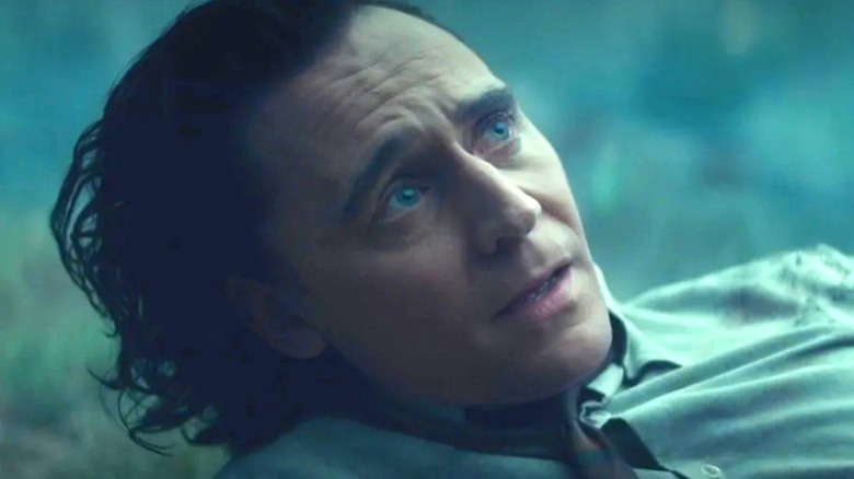 Loki wearing time collar