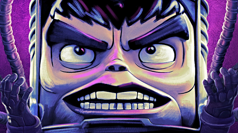 MODOK evil purple face