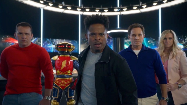 The Power Rangers getting to morph