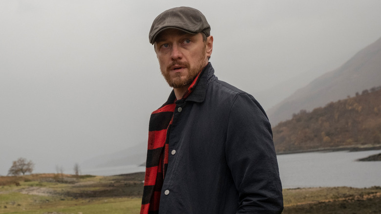 Edmond Murray looking around outside