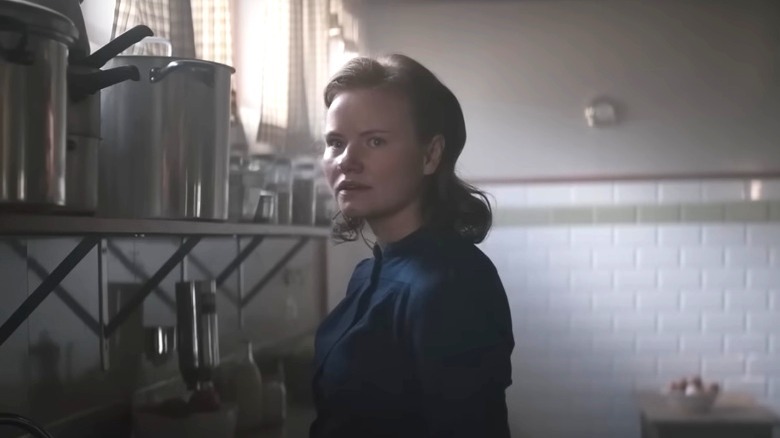 Ingrid standing in kitchen