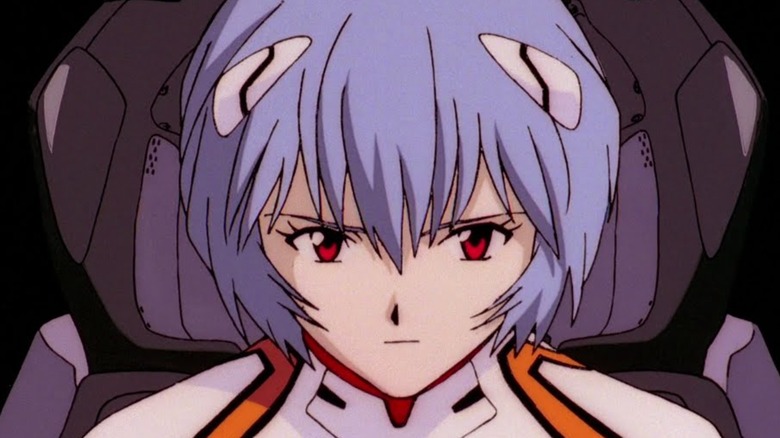 Rei Ayanami in the cockpit
