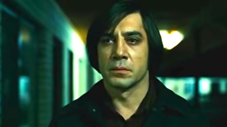 Javier Bardem as Anton Chigurh in No Country for Old Men