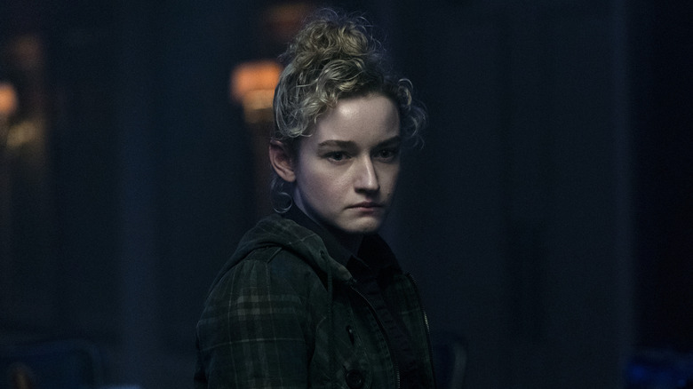 Ruth Langmore Julia Garner looks worried in Ozark