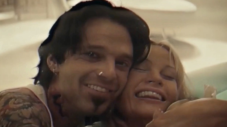 Pamela Anderson Tommy Lee Sebastian Stan Lily James baby