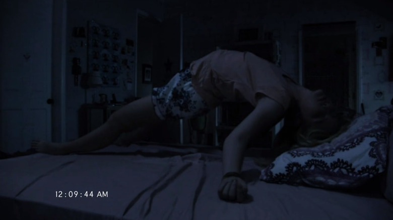 Alex levitating in bed