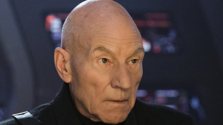 Patrick Steward looks stern as Jean-Luc Picard on Star Trek Picard