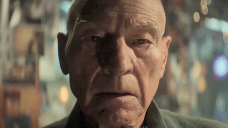 Patrick Steward looks stern as Jean-Luc Picard on Star Trek Picard