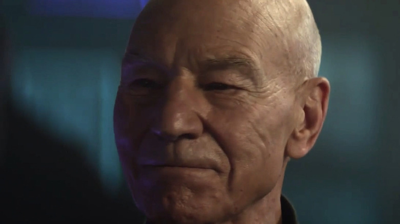 Captain Picard sort of smiles