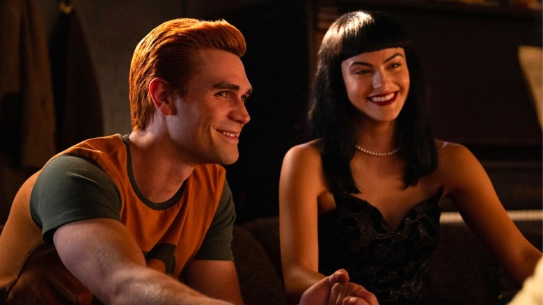 Archie and Veronica smiling 