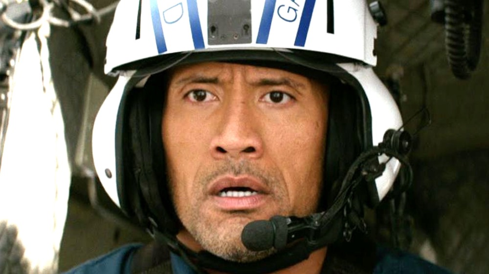 Dwayne Johnson San Andreas helicopter