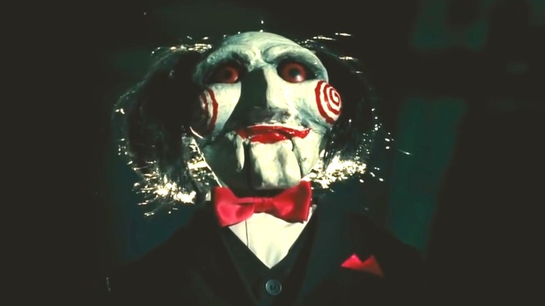 Billy the Puppet looking up
