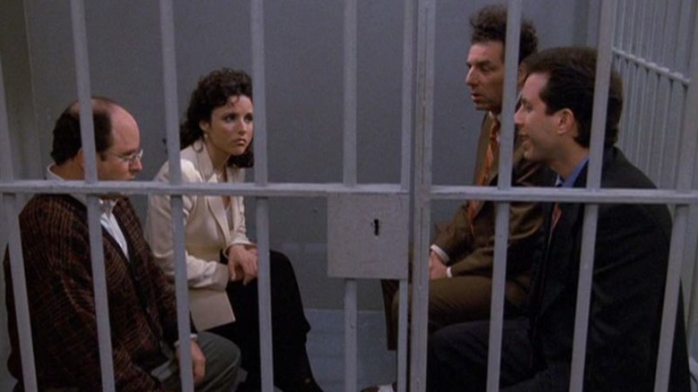 In jail