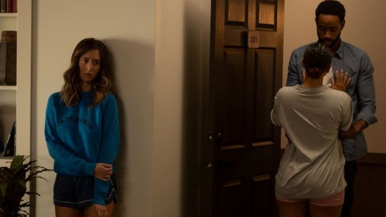 Ally hides as Sean and Cassidy speak