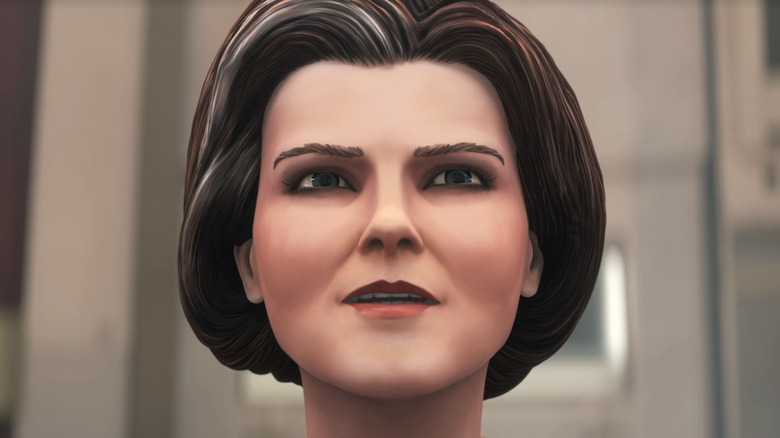 Janeway looks up