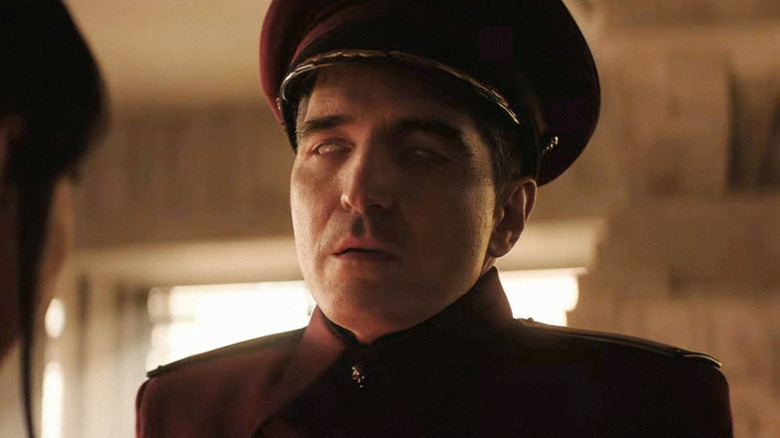 Bison's eyes going white in "Street Fighter" (2026)