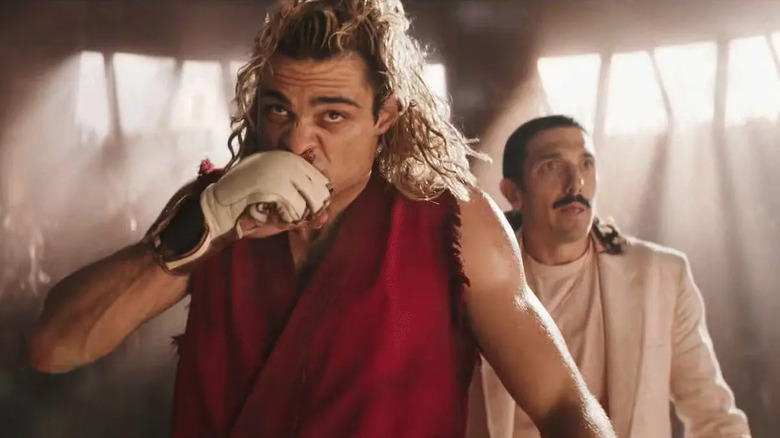 Ken walking with Dan in "Street Fighter" (2026)