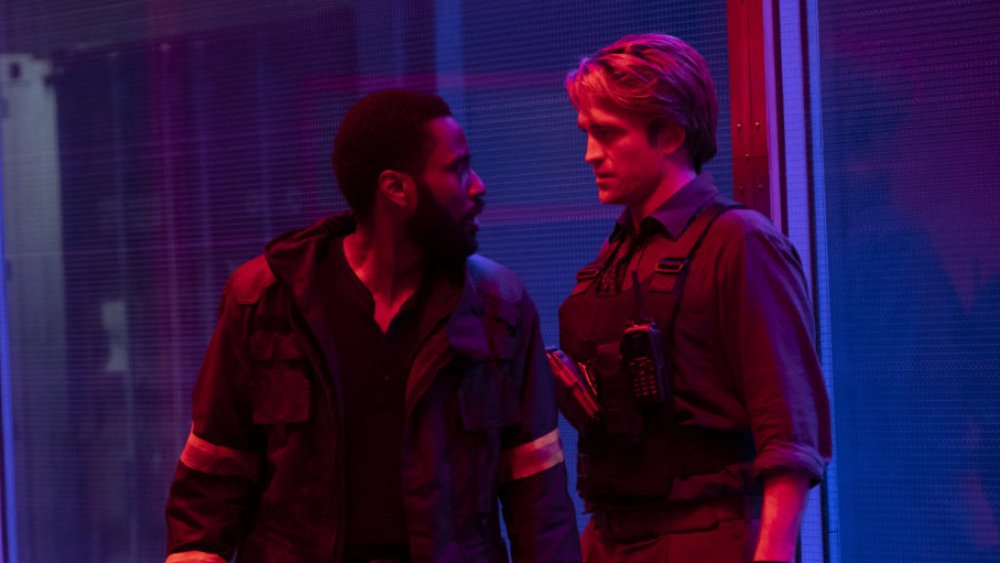 John David Washington and Robert Pattinson as The Protagonist and Neil in Tenet