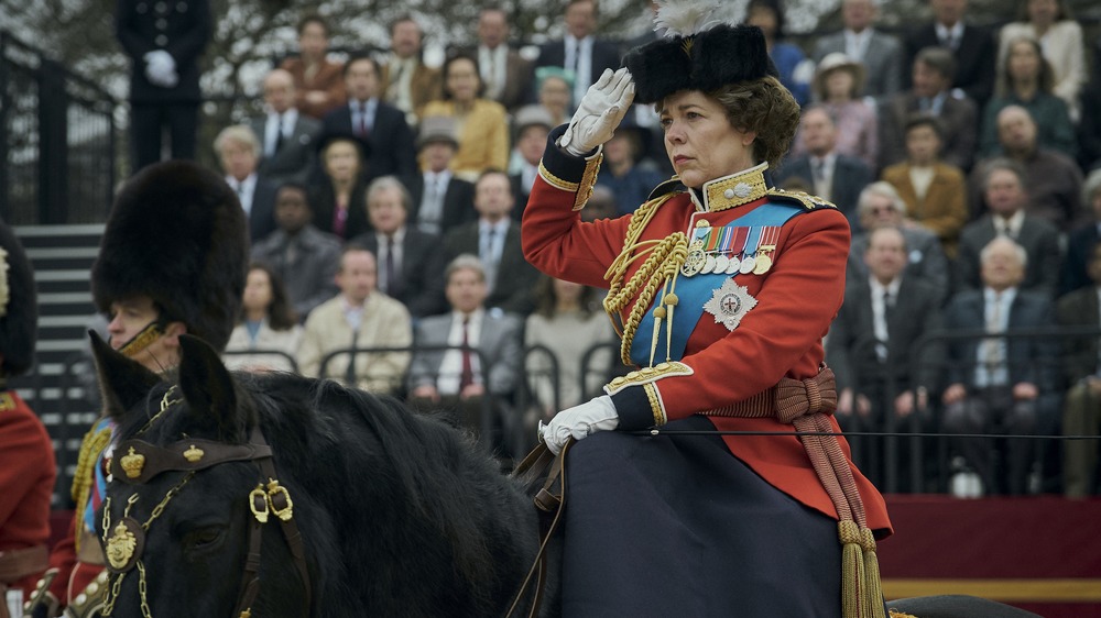 Olivia Colman as Queen Elizabeth II on The Crown