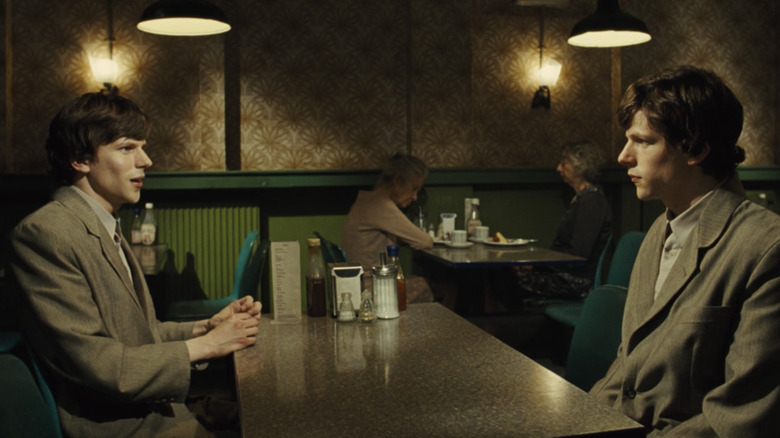 Simon James and James Simon at diner