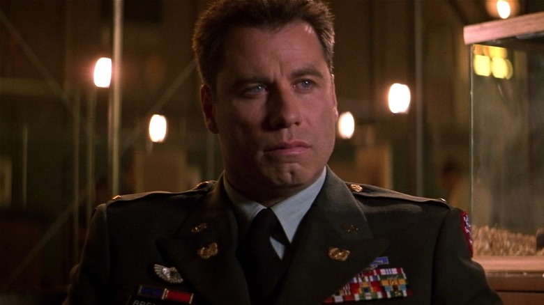 Special Agent Paul Brenner looking serious in uniform in The General's Daughter