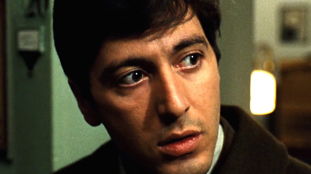 Michael Corleone looking off-camera