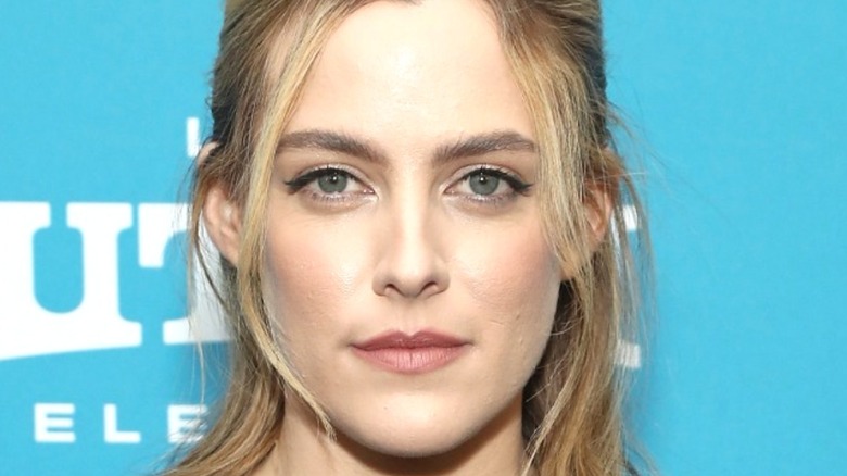 Riley Keough staring