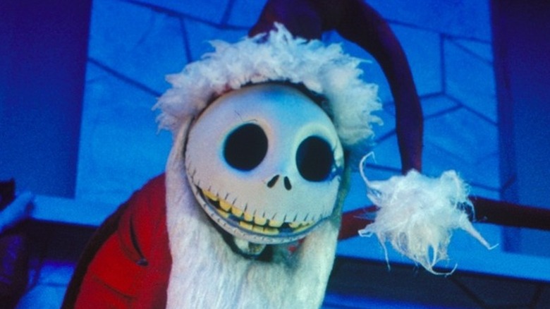 Jack smiling as Sandy Claws