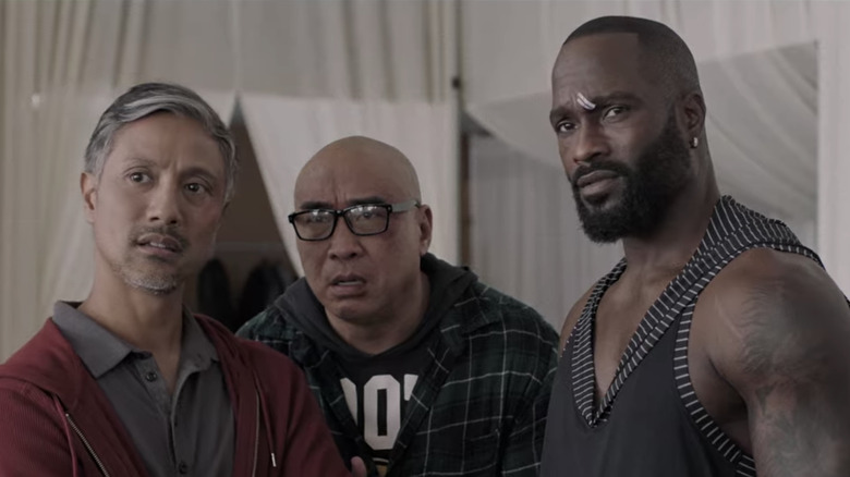 Danny, Hing, and Jim looking tough