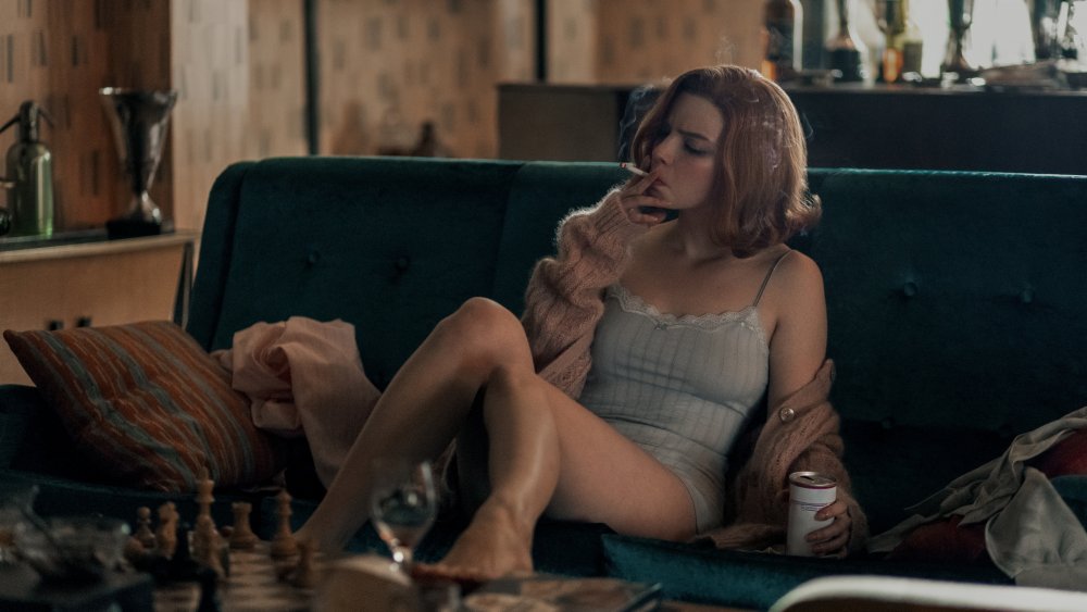 Anya Taylor-Joy as Beth Harmon in The Queen's Gambit