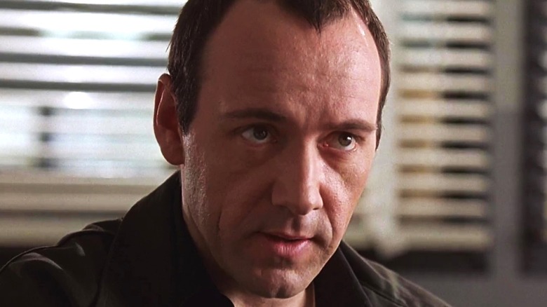 Kevin Spacey looking serious