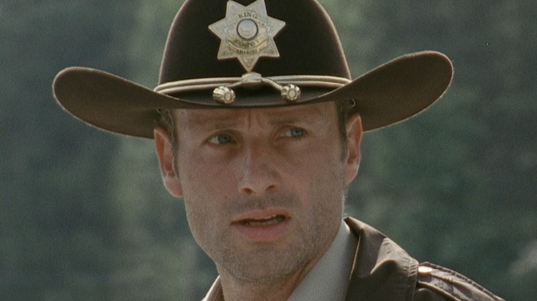 Andrew Lincoln acting as Rick Grimes in The Walking Dead