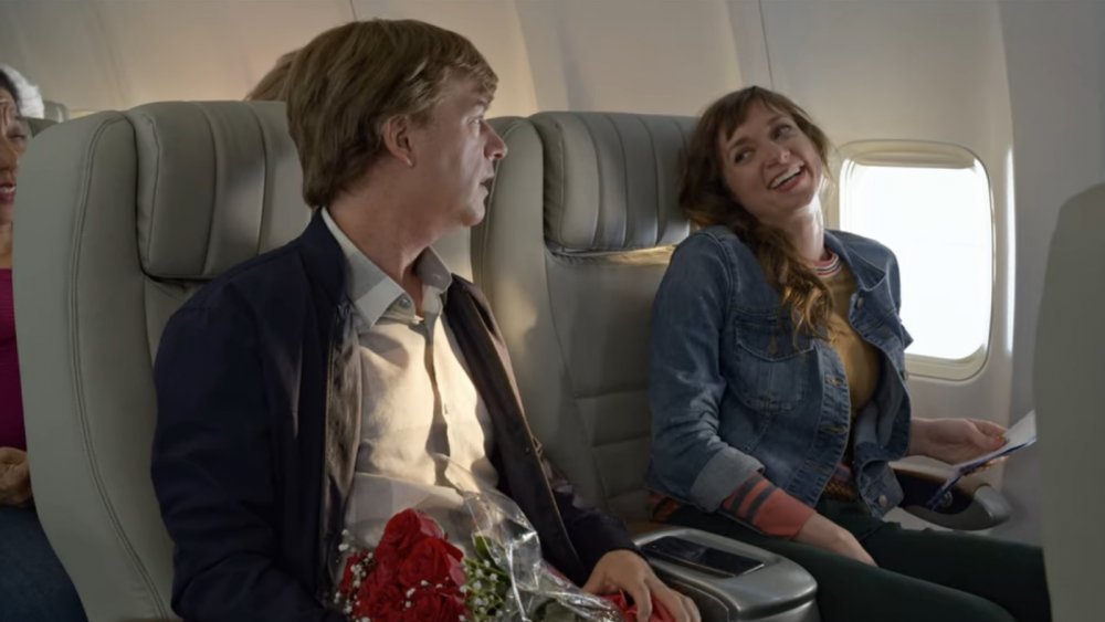 David Spade and Lauren Lapkus in The Wrong Missy