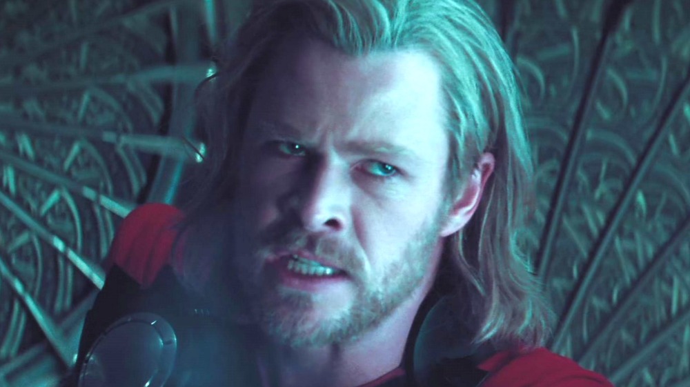 Thor glaring