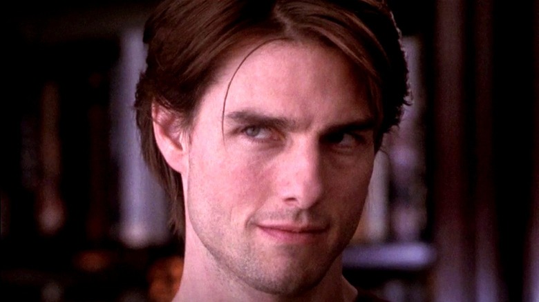 Tom Cruise looks sly in Vanilla Sky